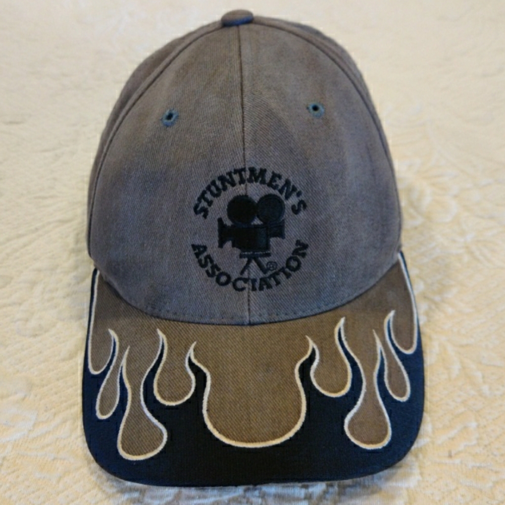 Magic Headwear Stuntmen's Association Adjustable Cap Black Embroidery Hat